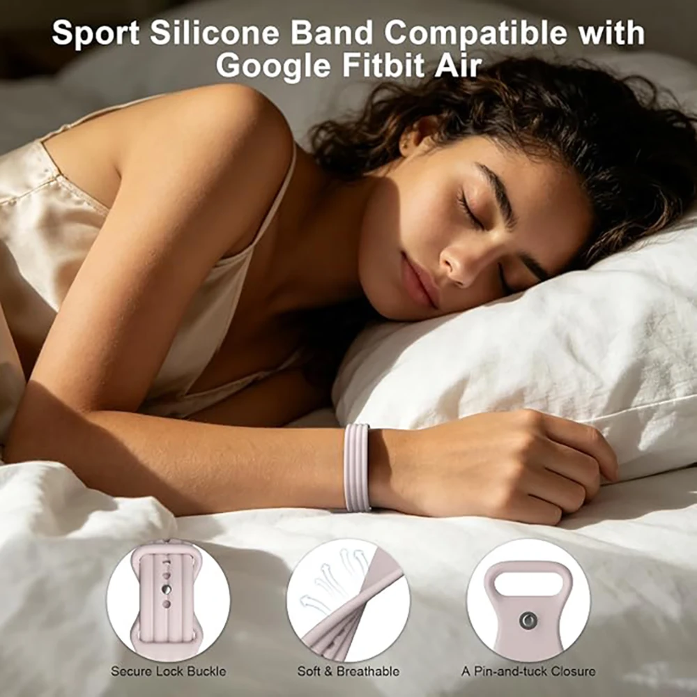 Google Fitbit Air용 교체용 액티브 시계 스트랩 실리콘 스트랩 팔찌 시계 밴드 Fitbit Air 액세서리용 Correa 밴드