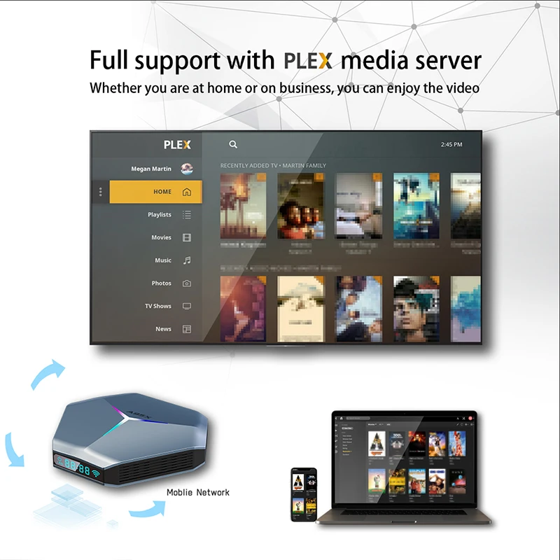Android 11 TV Box A95x F4 S905X4 RGB Lighting Dual WIFI BT 8k Internet TV IPTV Streaming Device Media Player