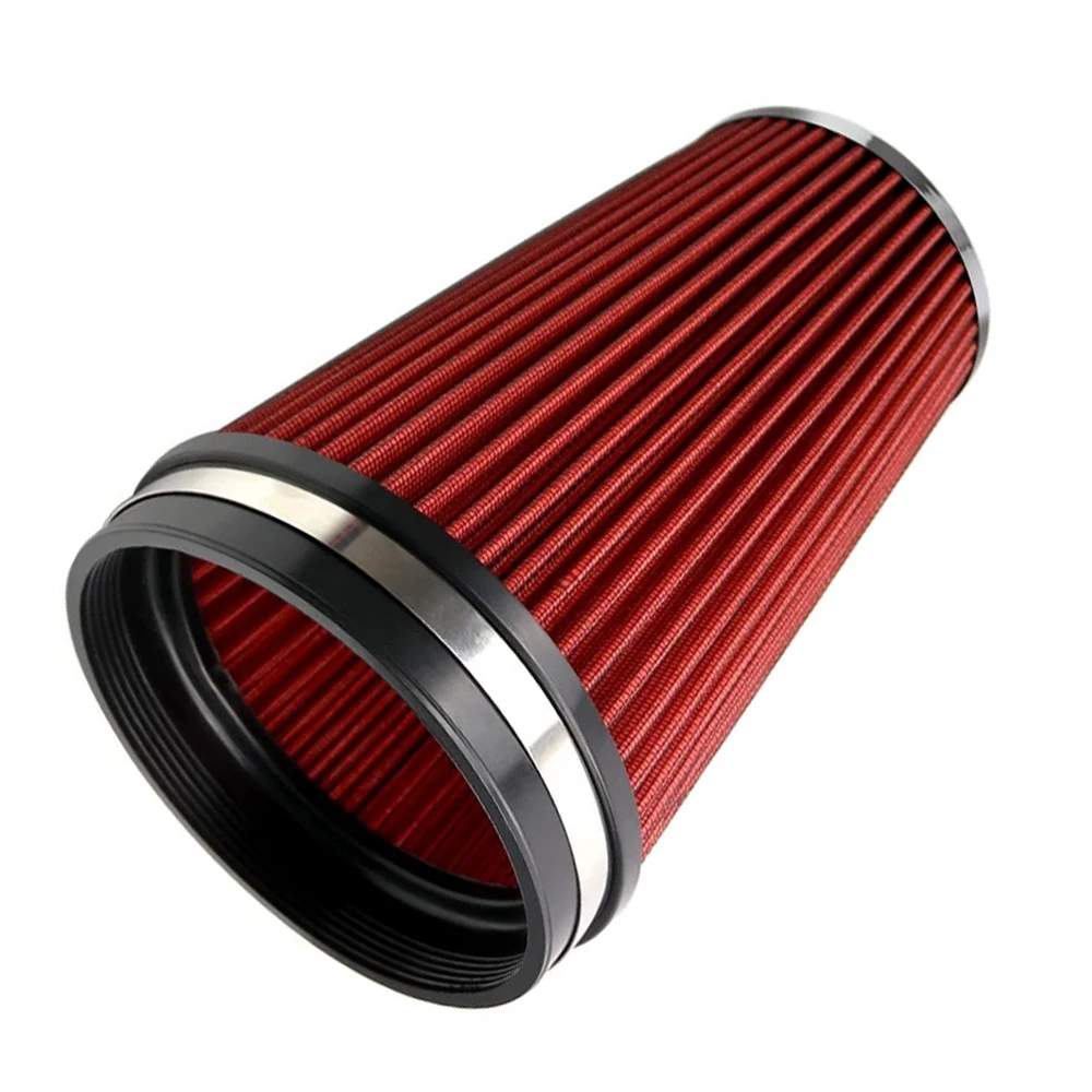 1 pz filtro aria di aspirazione 6 pollici 155mm 265mm corto lungo ad alto flusso Racing Performance cono Airfilter per accessori auto KN