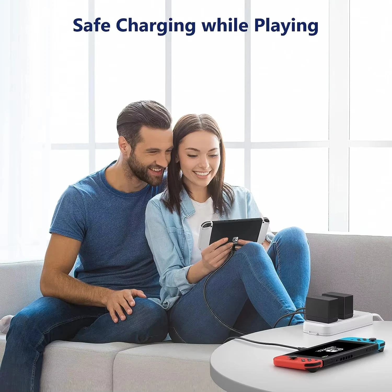 Universal 5V 2.4A USB-C Power Adapter with EU/US Plug
