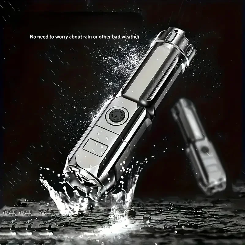 Powerful LED Flashlight USB Rechargeable Telescopic Zoom Tactical Torch for Fishing Camping Hiking Outdoor Lamp led flashlight