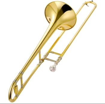 JY Transparent Tone Tenor Trombone Brass Material for Children and Adults
