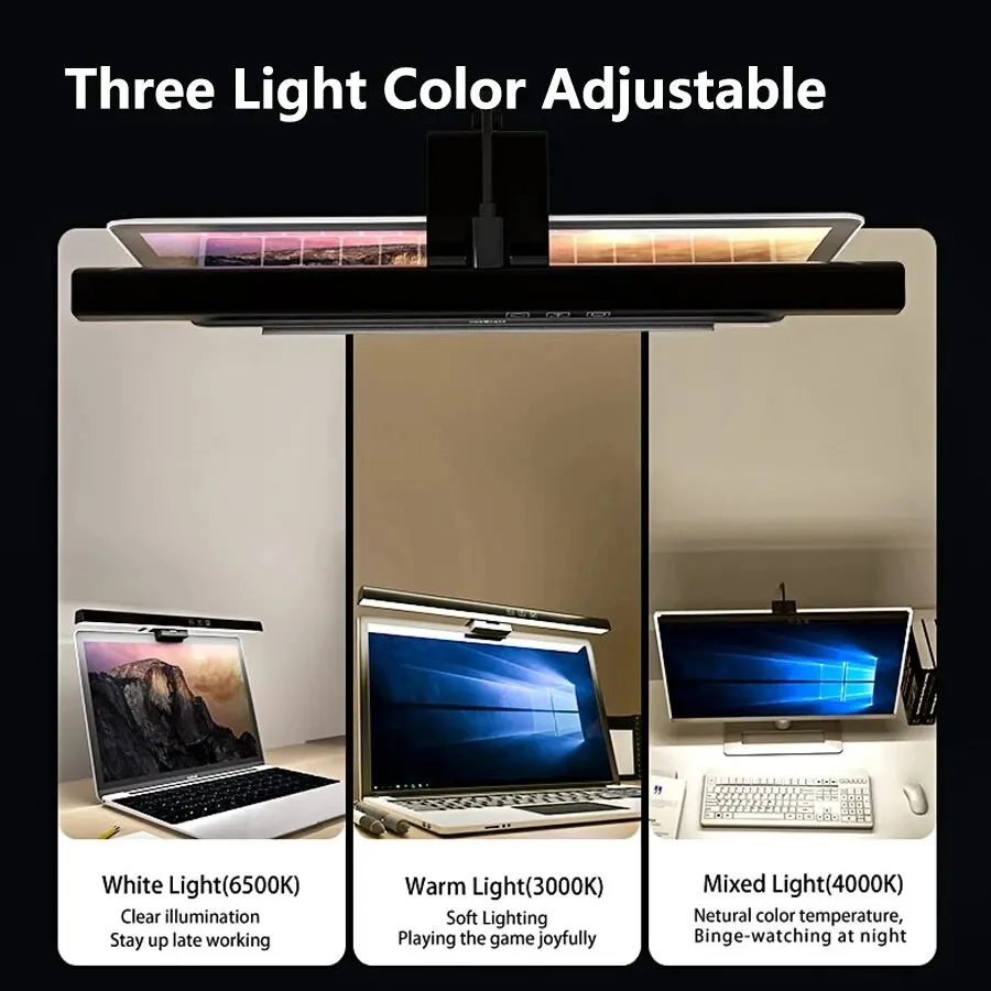 USB-Powered Dimmable LED Desk Light Bar