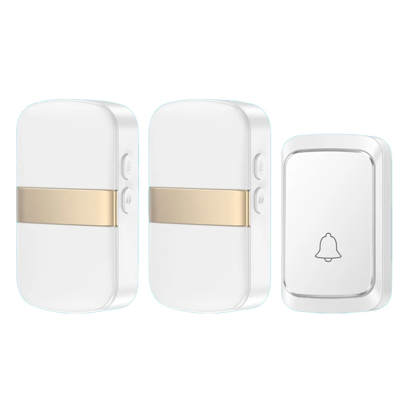 Wireless Smart Doorbell with 60 Chimes and Long-Range Remote Operability (Battery-Powered)