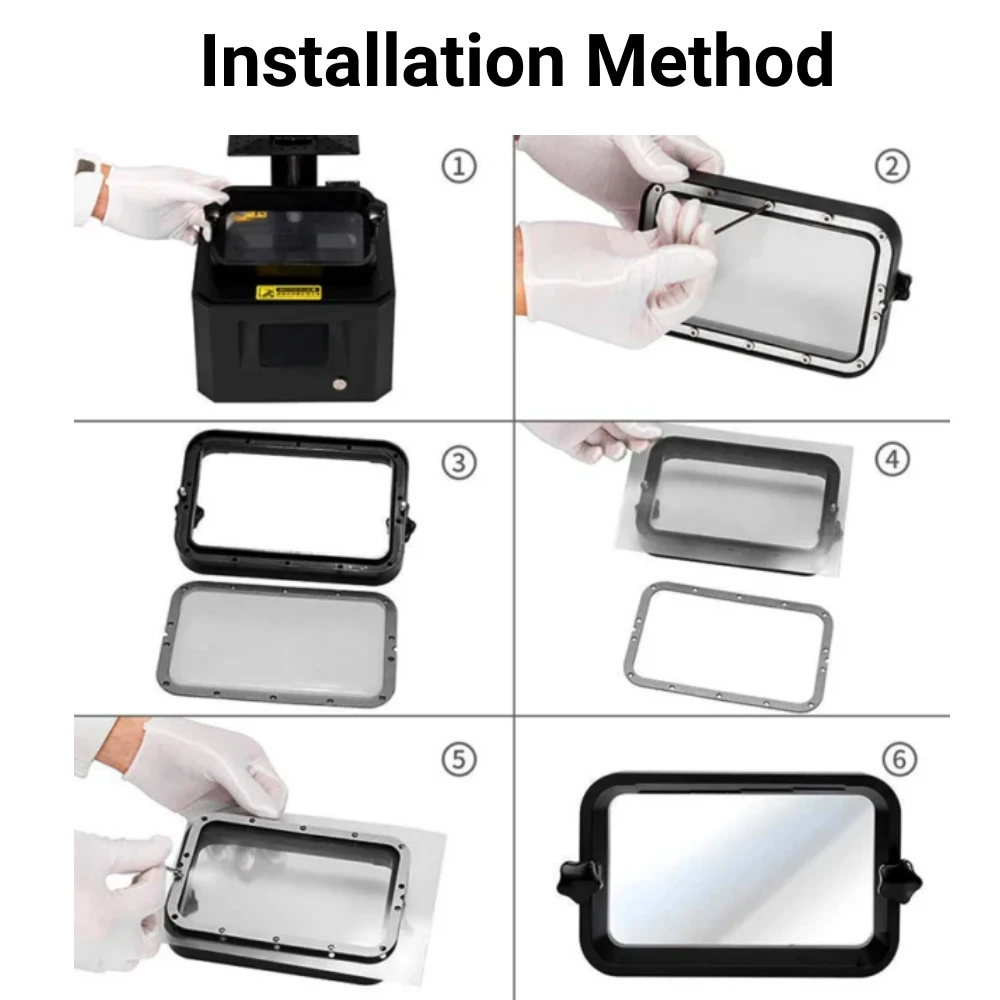 5Pcs 9.1 인치 Fep 필름 260*200*0.15mm ANYCUBIC Photon 모노 X2 모노 X 6Ks ELEGOO Mars 4 Max Saturn S 3D 프린터 부품