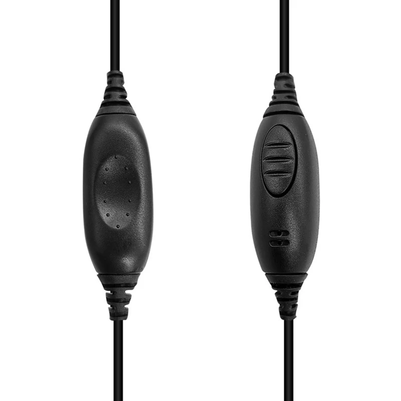 RISENKE-T60 T80 Headset with Mic, PTT for Motorola, T6, MH230R, MH230TPR, MR350R, MS350R, MT350R Radio, 1 Pin, 2.5mm Earpiece