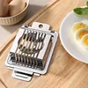Egg Slicer Multi-function Manual Stainless Steel Boiled Egg Kiwi Strawberry Soft Fruits Cutter Household Kitchen Accessories 3