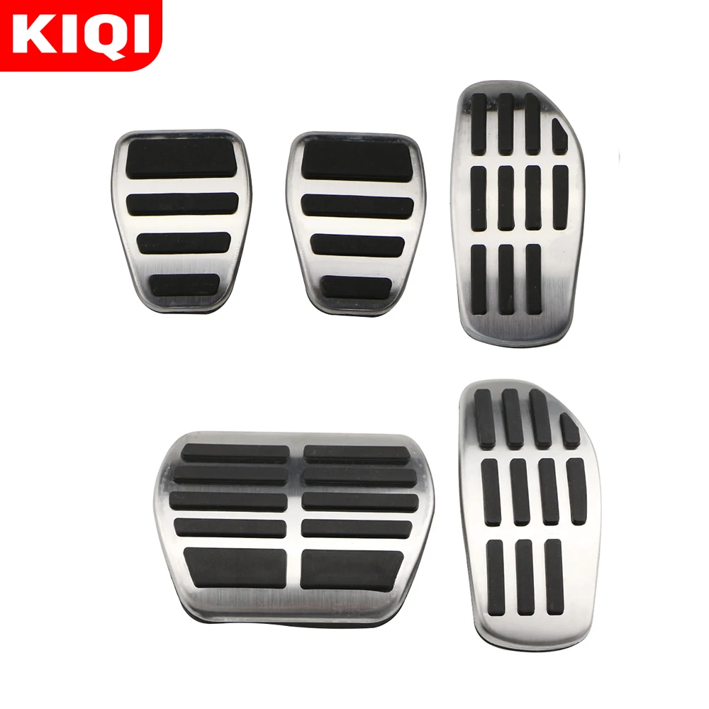 AT MT Pedal Cover for Renault Clio Gas Brake Cluth Pedal Protection Covers Car Pedals Replacement Parts