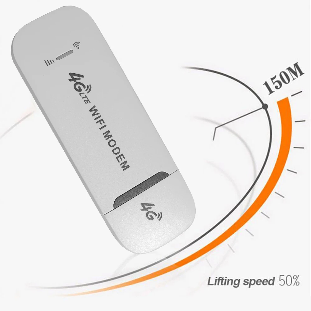 Portable 4G LTE USB WiFi Adapter & Router - 150Mbps High-Speed Wireless Modem Stick