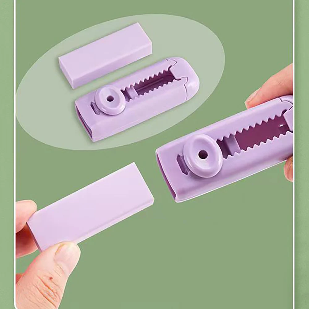 Pencil eraser Creative retractable push pull eraser student stationery