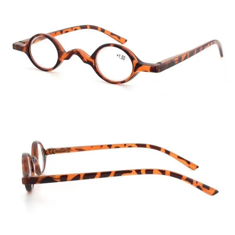 Kleine Runde Lesebrille Männer Retro Anti Blaues Licht Brille Vintage Hyperopie Brillen Presbyopie Brillen Ältere Brillen – Detail 10