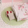 Dollhouse Miniature Items Carpet Mini Round Carpet Mat Decorations 1:6 1:12 BJD Dolls Doll House Accessories Pretend Play Toys 4
