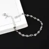 Ins Style Pure Silver Pig Nose Bracelet Heavy Handcrafted Bracelet for Personality Cold Style S925 Jewelry 4