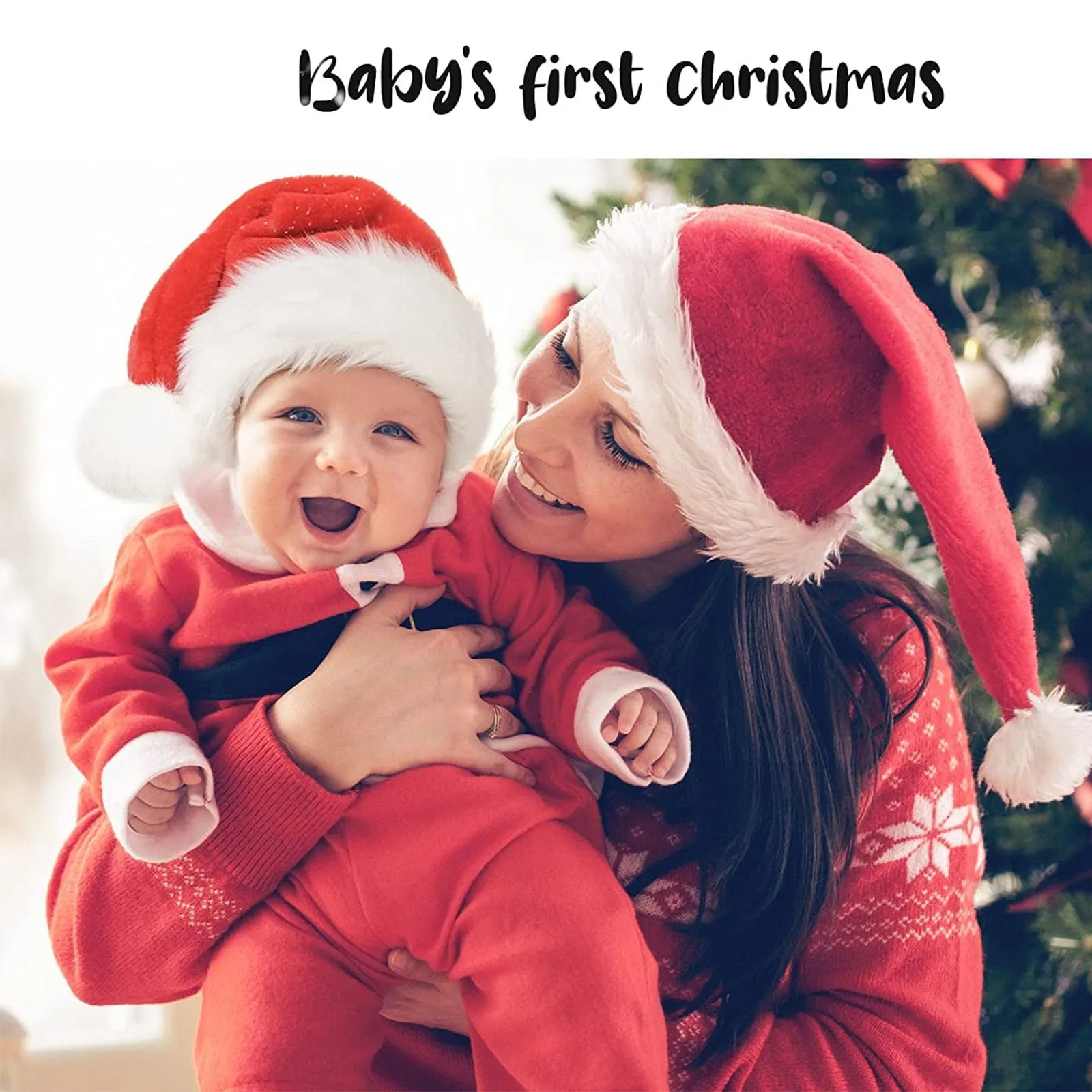 Baby Christmas Hat Toddler Santa Hat Newborn Christmas Hats Suitable For Baby Girls And Boys On Their First декор
