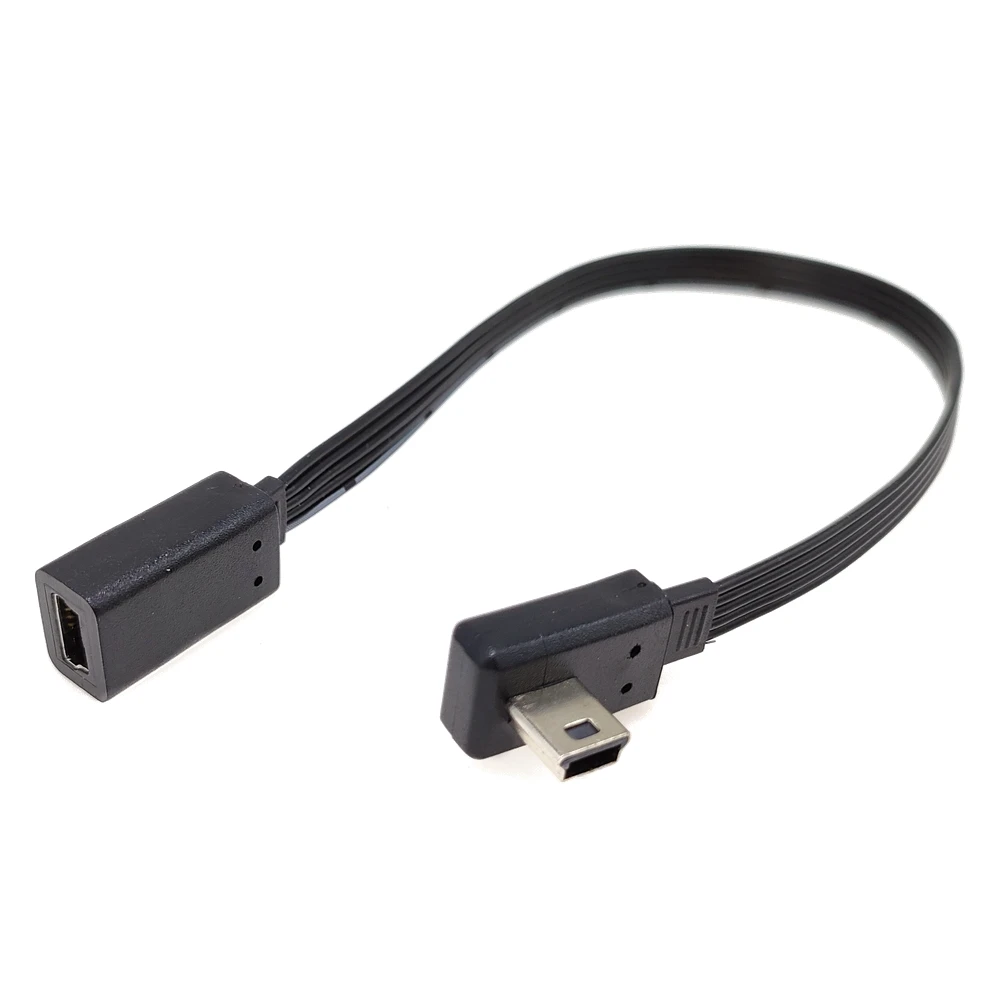 

1Pcs Black Light Adapter Cable 5CM 10CM 20CM 30CM 50CM Mini USB B 5pin Male To Female Extension Cable Adapter