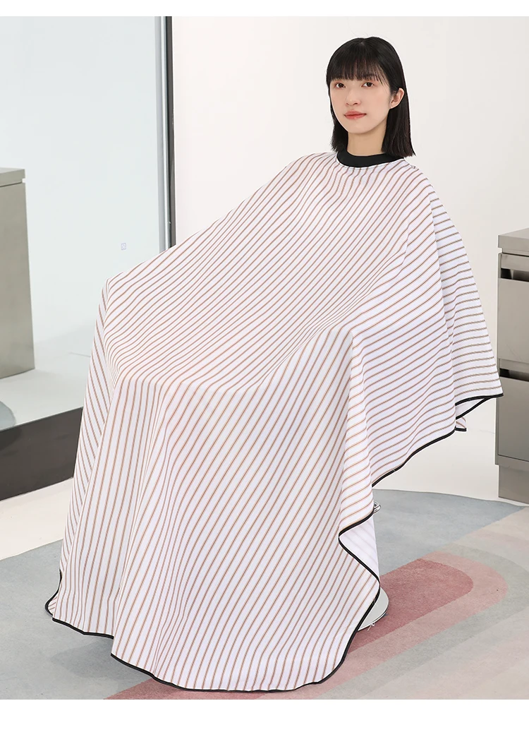 Silicone Collar Haircut Cape Cloth Cutting Hair Pattern Salon Barber Cape Hairdressing Hairdresser Apron Wrap Gown Barber Apron 6