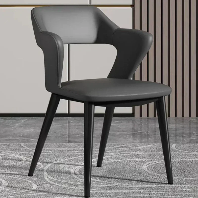 

Modern Metal Dining Chairs Designer Foldable Computer Bedroom Accent Chair Ergonomic Nordic Cadeiras De Jantar Unique Furniture