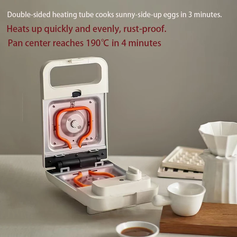 Sandwich maker, timer breakfast machine, household small multi-functional waffle bread maker