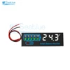 3S-14S 18650 Li-ion Lipo Lithium 7-40V Lead Acid Battery Level Indicator Tester LED Display Meter Module Capacity Voltage Meter 5