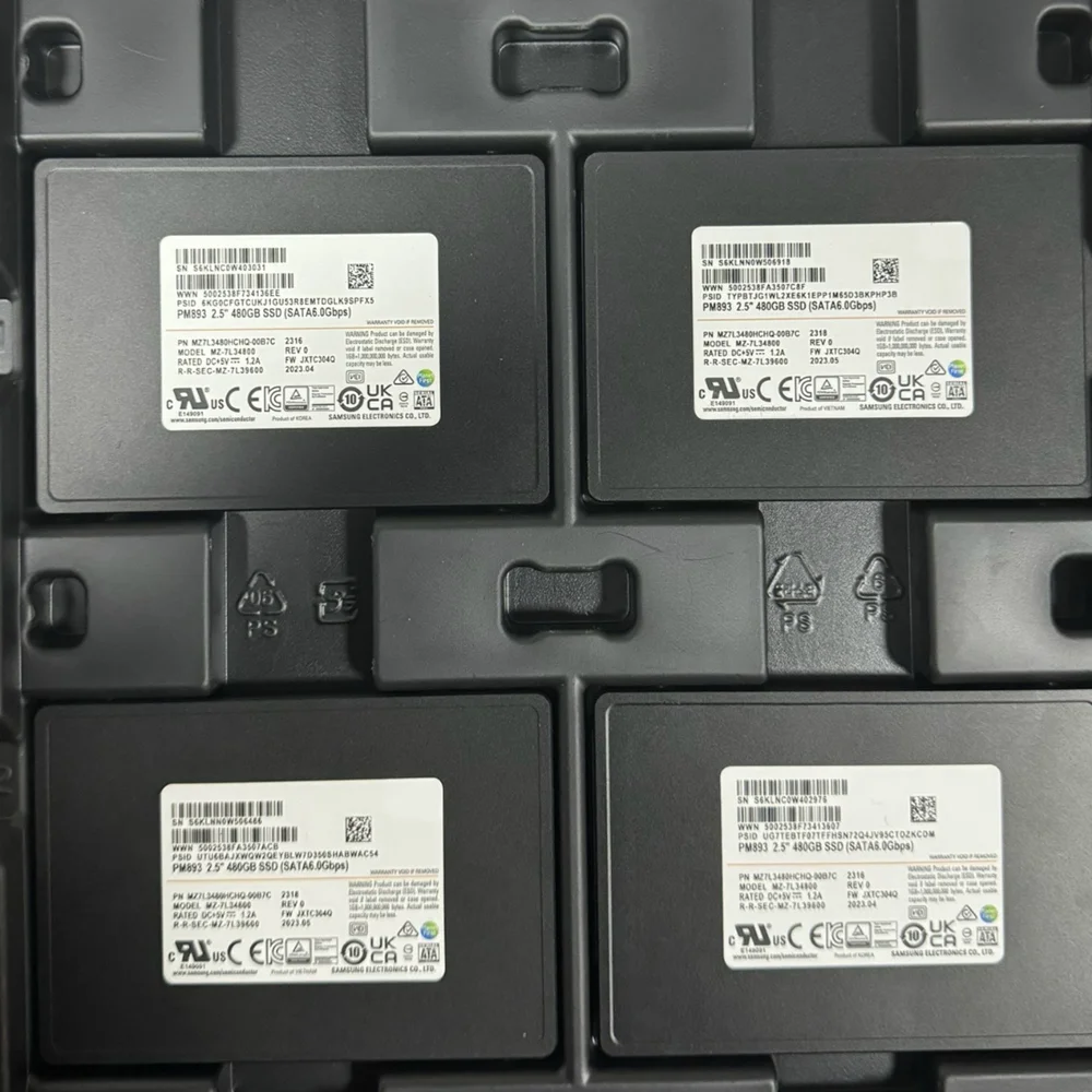 PM893 Enterprise Server Solid State Drive 240GB 480GB 960GB 1.92TB 3.84TB 7.68TB SATA 6.0 2.5" SSD For Server