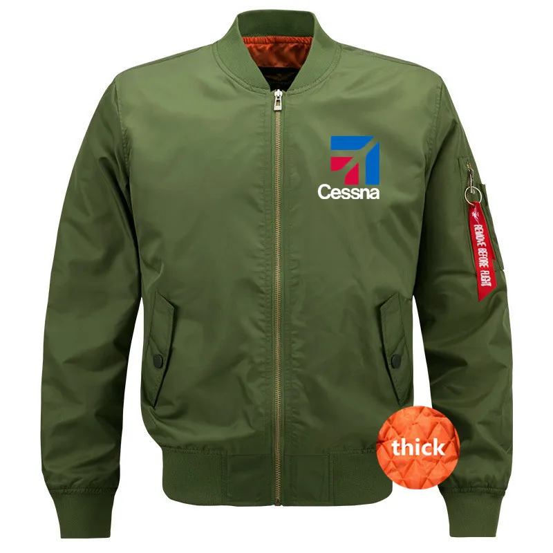 Streetwear Outdoor Military Aviation Pilots Cessna Ma1 Bomber Flight Jacket Coats for Men Casual Baseball Jacket Top 6