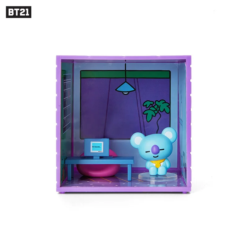 LINE FRIENDS Original BT21 Rj Cooky Koya Doll Bedroom Ambient