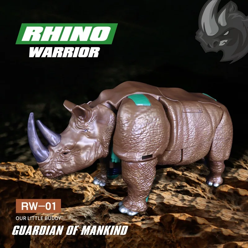 

[IN STOCK] NEW Transformation BW Beast Wars RW-01 RW01 Rhinox Rhino KO Kingdom Rhinox Action Figure With Box