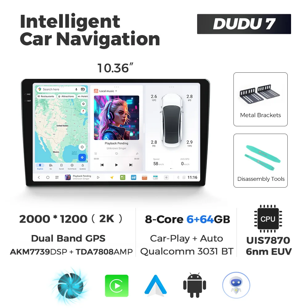 DUDUAUTO DUDU3 DUDU4 DUDU5 DUDU6 DUDU7 Android Auto Intelligent