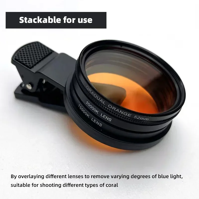 

Photography In 1 Fish Light Phone Aquarium Set 4 Reduce Coral Yellow Filter Tank 52mm Reef For Iphone Lens