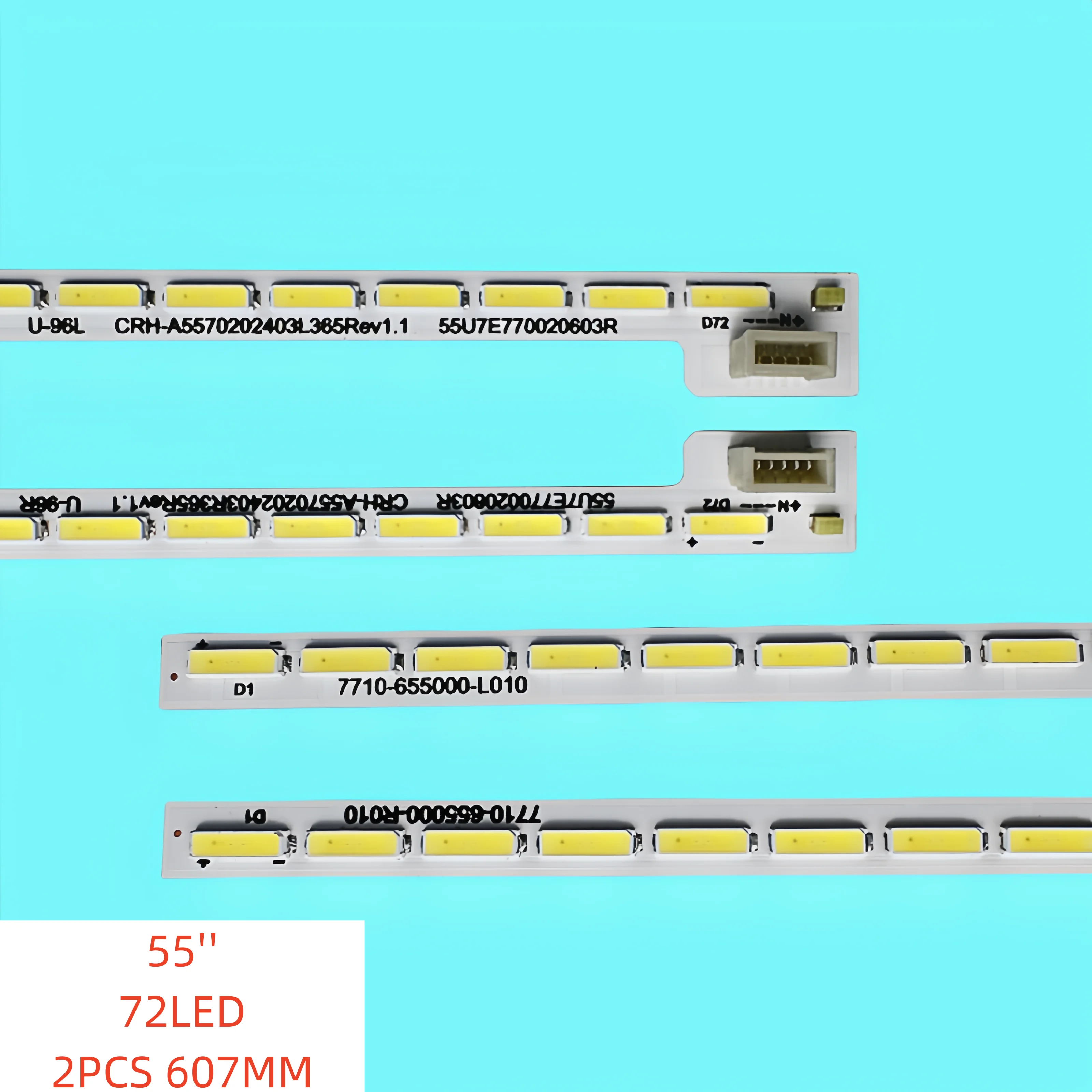 

LED strip for Skyworth CoolKai 55K1T 7710-655000-L010 (R010) 55U7E770020603R