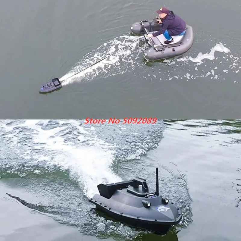 Smart 99 Points GPS Fishing Bait Boat 55CM 12V High Power Nesting Boat GPS Return Unhook Speed Adjust Fixed Speed GPS Bait Boat 6