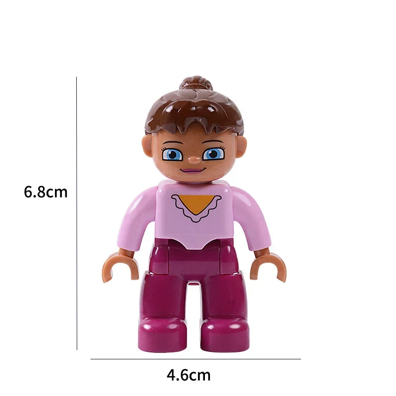 Deluxe City Action Figures Family Playset - Building Block Toys
