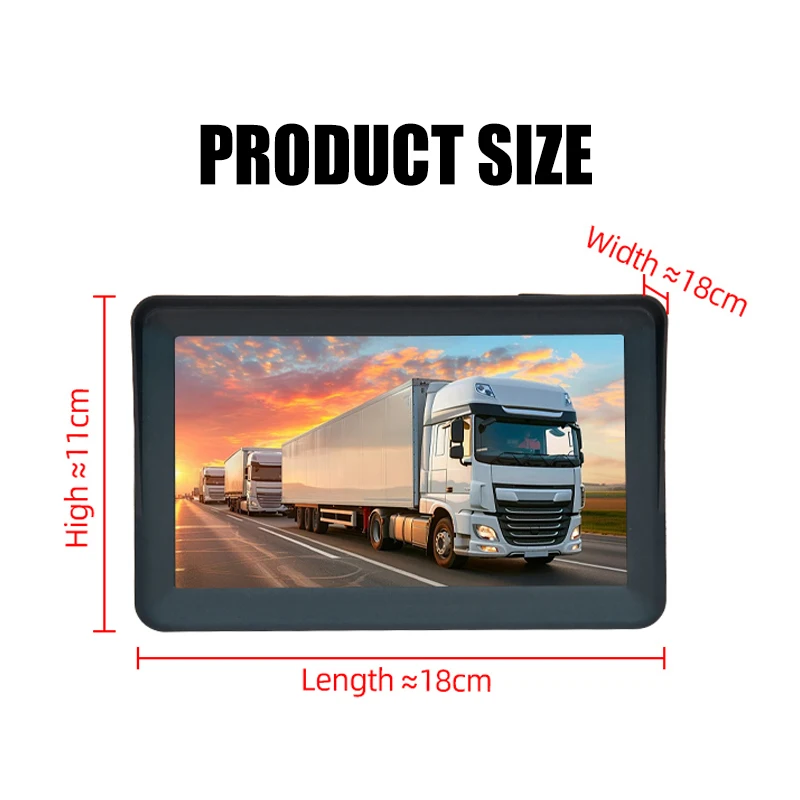 7-Inch 1080P HD Dash Cam for Trucks Vehicle Dvr Recorder Camera Night Vision Front And Rear Dual-Channel Streaming Dashcam