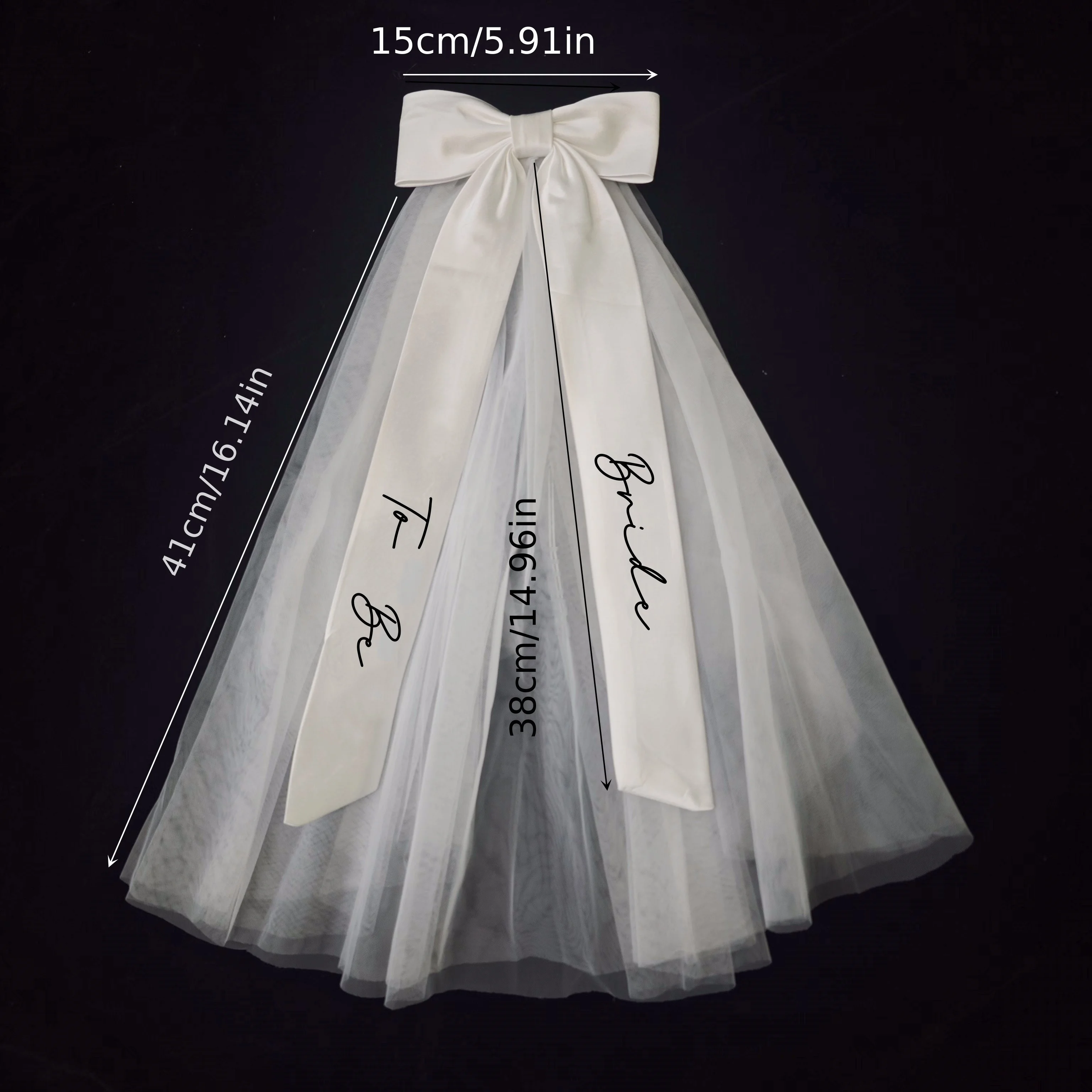 1PCS Bride To Be High Quality Bridal Decoration Accessories Creative Wedding Decoration Bridal Headcloth Wedding Photography - 3