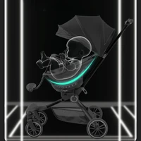 Poussette Légère et Pliable pour Bébé et Enfant, Accessoire de Luxe, Vue Haute, Nouvelle Collection 6