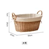 Deluxe Two-Sided Handle Wicker Basket, Willow Weaving Toy Basket, Versatile and Practical Clothes Storage Solution 5