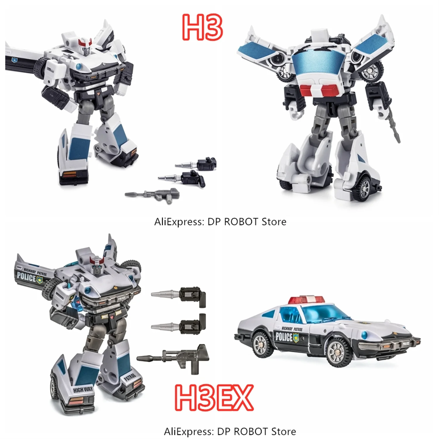 NEW IN STOCK] Transformation NewAge NA H3 H3EX Prowl Harry G1 Toy