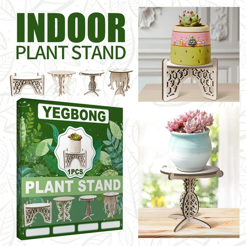 1PCS Flower Pot Rack Home Garden Indoor Display Plant Stand Shelf Strong Free Standing Bonsai Holder Planter Trays Decor |