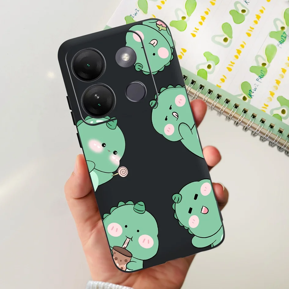 Stylish Patterned Soft Silicone Phone Back Cover