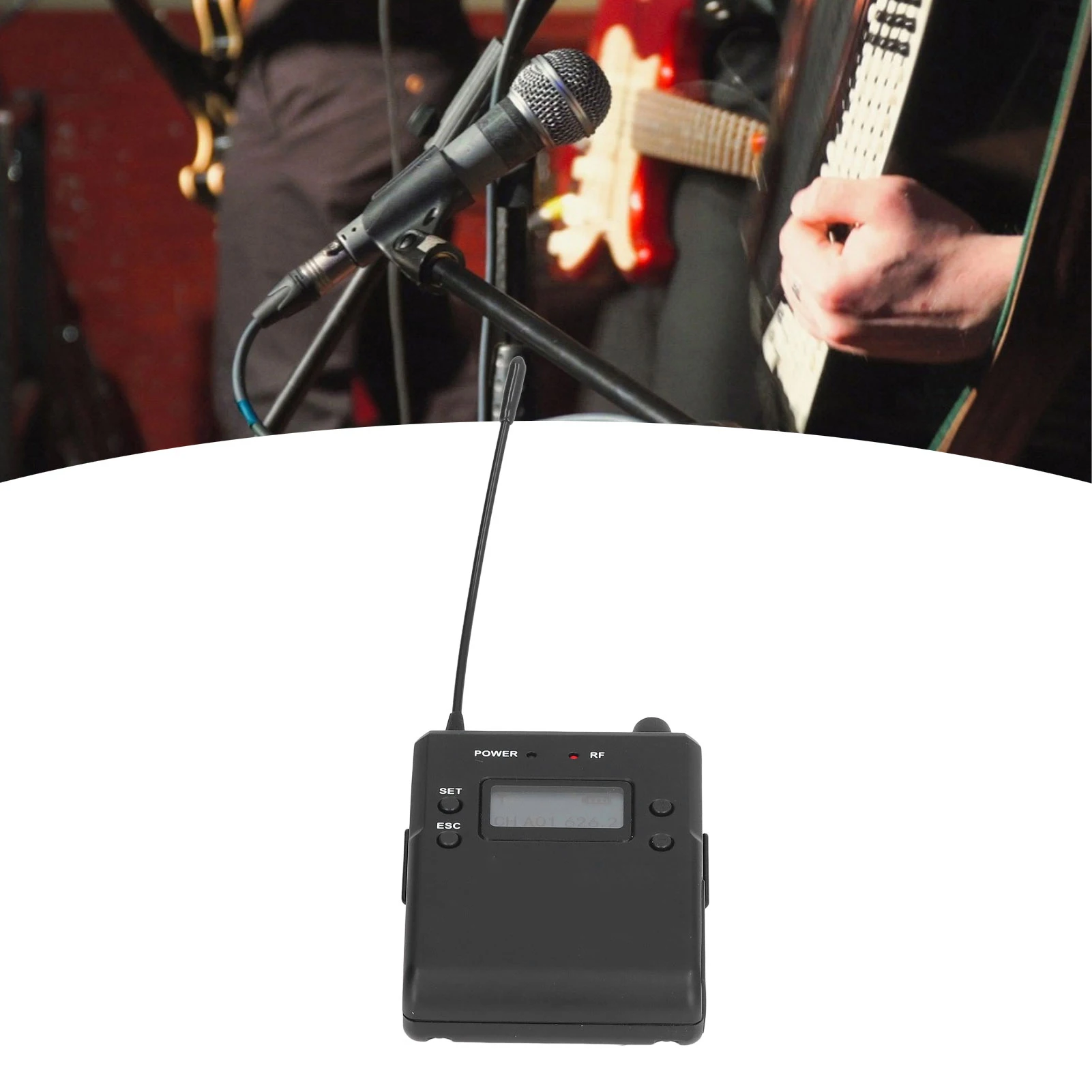 Anleon S3 Wireless Ear Monitor Receiver 626-662 518-554MHz UHF Stereo Wireless Earbud Monitor System Ear Return System