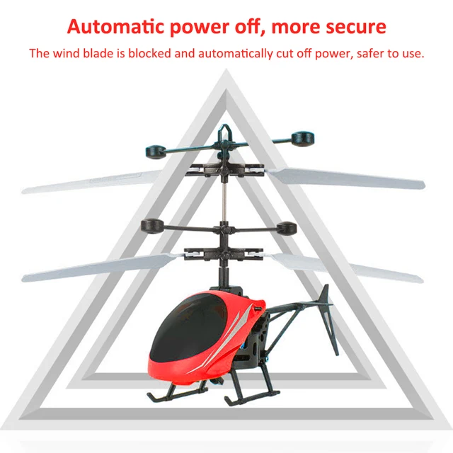 2022 New RC Helicopter Smart Induction USB Charging High Toughness Aircraft Toy For Boys Girls Kids 3