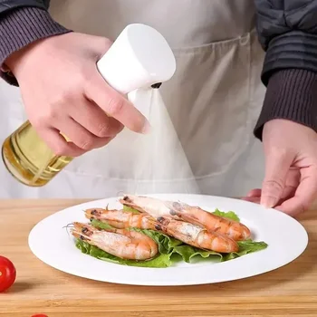 1pc 300ml Oil Spray Bottle Kitchen Cooking Olive Oil Dispenser Camping BBQ Baking Vinegar Soy Sauce Sprayer Containers 2