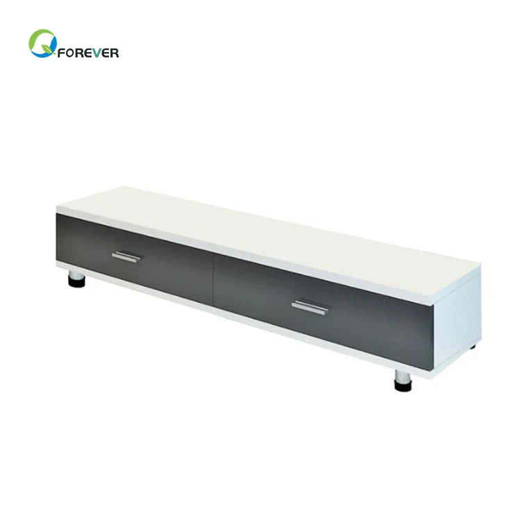 New Tempered Glass TV Table Simple Fashion TV Cabinet With Drawer