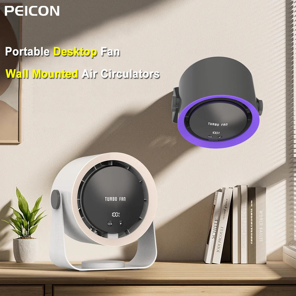 

Wireless Fan Air circulators Fan Cordless Electric Fan Portable Fan Desktop Wall Ceiling Air Cooling Cooler Quiet Ventilator