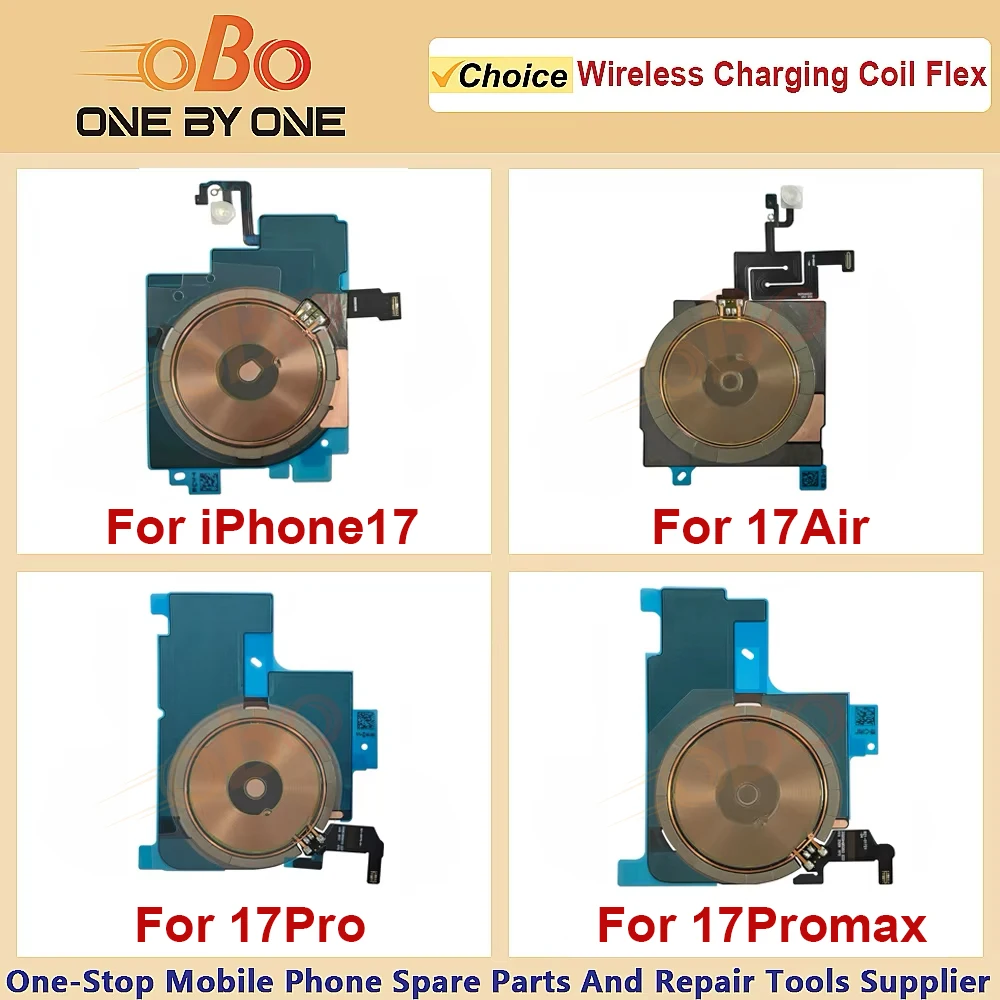 Universal Wireless Charging Coil Sticker with Integrated Flashlight and Flex Cable - Replacement Unit
