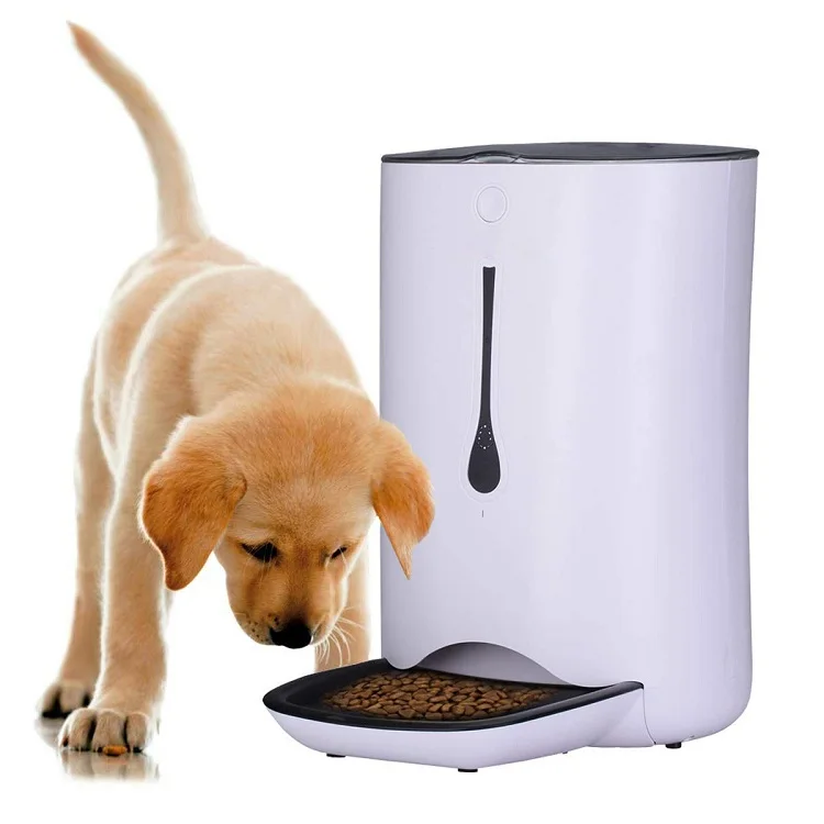 Smart 7L Capacity Voice Recorder Programmable Dog Food Dispenser Automatic Pet Feeder for Dog Cat