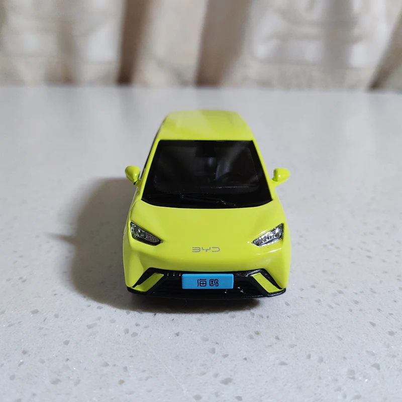 1:43 Scale BYD Seagull EV New Energy Car Model Alloy Diecast Simulation Toy Collectible Gift 4
