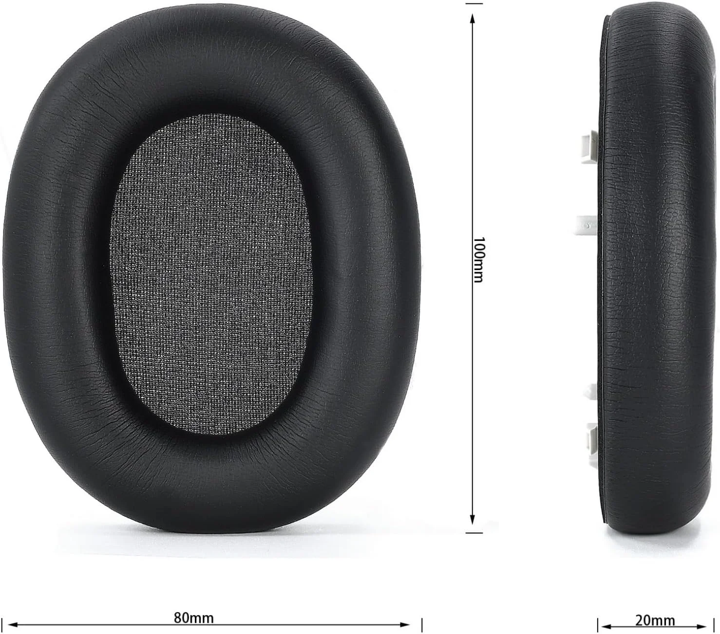KUTOU Replacement Ear Pads for Sony WH-1000XM6 1000XM6 Headphones Earpads Cushions Protein Leather Memory Foam Ear Pads