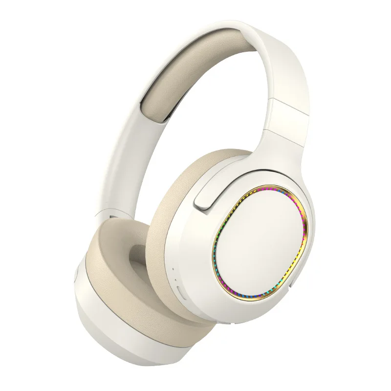 

2024 New LED Lights Wireless Bluetooth Headset Full Wrap Ear Retractable Folding Bluetooth 5.3 Wireless Headphones