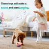 Cartoon Pig Active Moving Pet Plush Toy Washable Interactive Dog Toys USB Rechargeable Pet Bouncing Balls for Dogs Cats 4